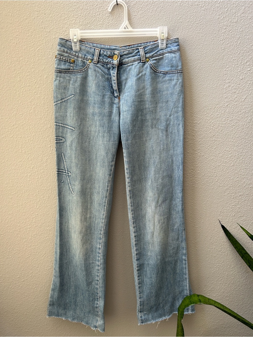 Valentino Logo Jeans 27x29